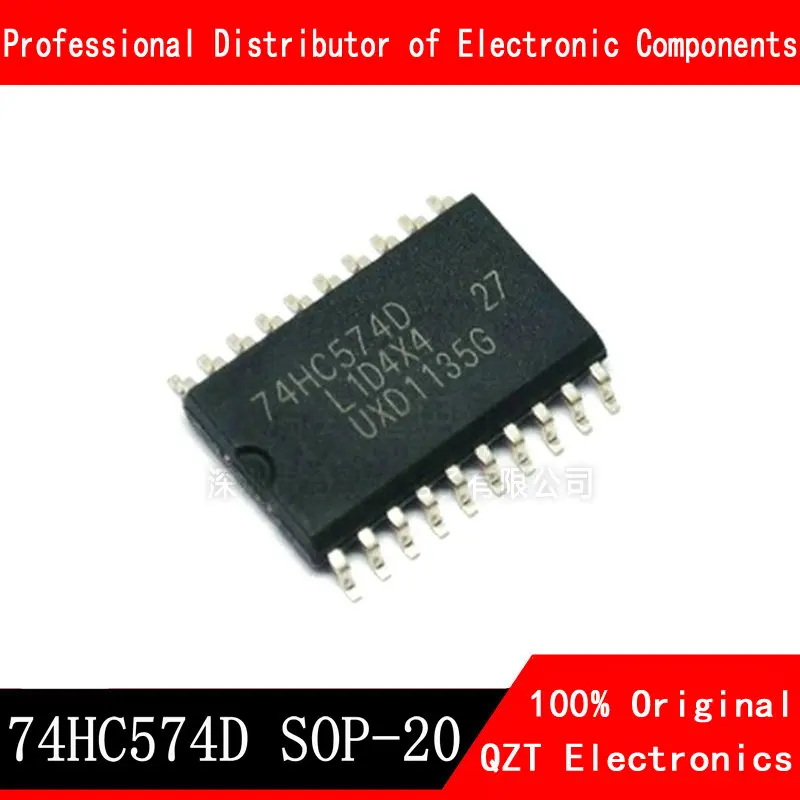 10ชิ้น/ล็อต74HC574D 74HC574 SOP20-7.2MM Digital Logic ชิปใหม่และต้นฉบับ IC