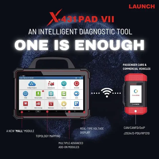 launch ecu programming model LAUNCH PAD VII 7 auto diagnostic scanner vs launch pad v5 x431 pro v plus4.0 android 9.1