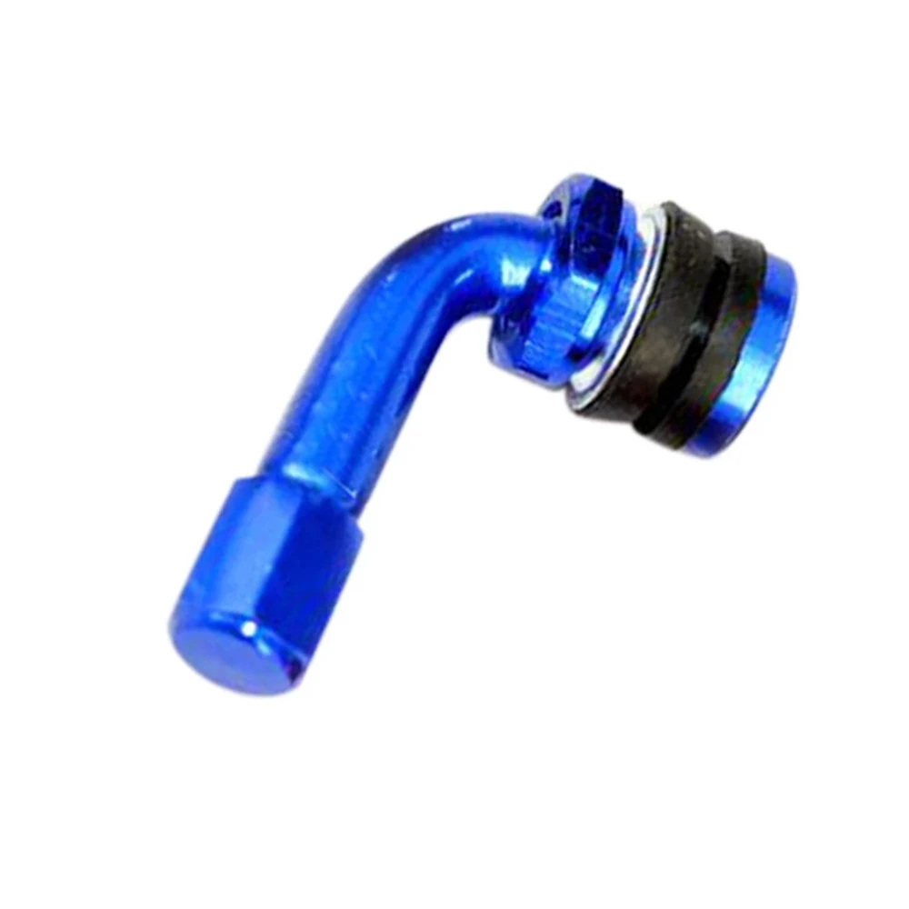 

For Rim Wheel Parts Aluminum Alloy Tubeless Valve CNC Motorcycle Rim Valves Stem Cap Motorcycle Valve Stem 90 Degree