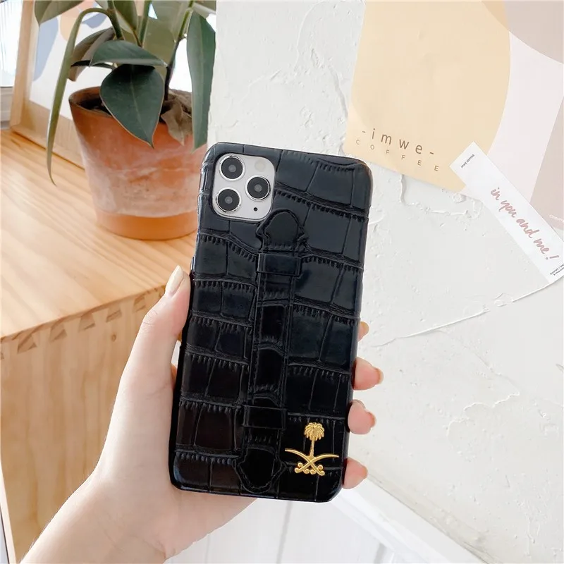 Luksusowe zwierząt dermatogliph nadgarstek kobieta dla Iphone 14 13 12 11 Pro Xs Max X Xr Pu skórzany telefon pokrywa Coque Fundas Capa