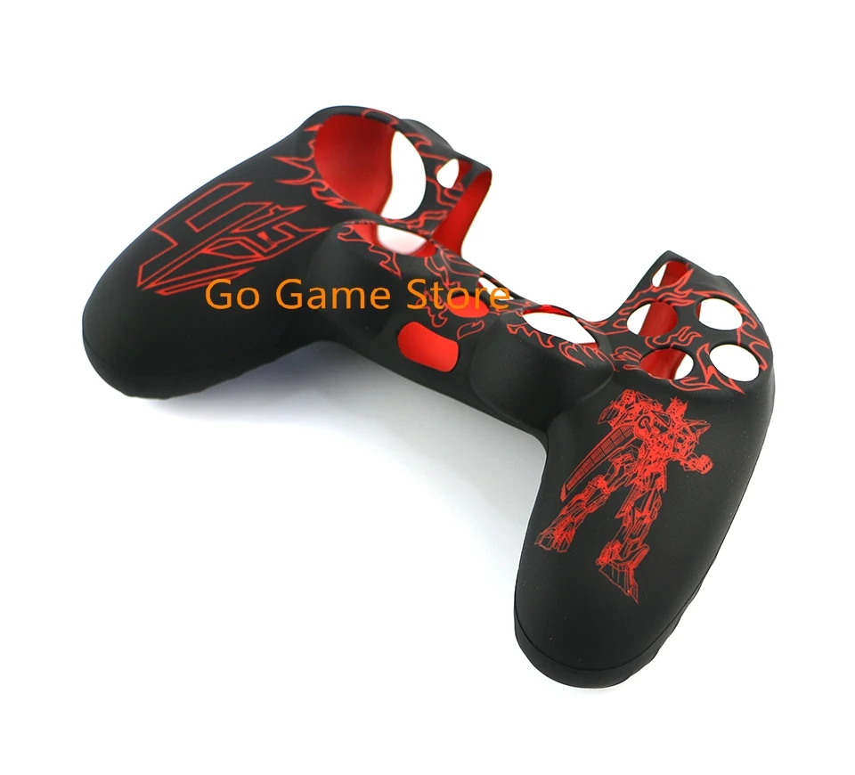 2PCS/LOTfor PS4 Controller Shell silicone case Protective Silicone Skin Case Cover