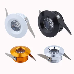 LED Spotlights Mini Led Ceiling Down Lights 1W 3W Embedded Lamp Bulbs for Cabinet Counter Showcase AC85-265V DC12V