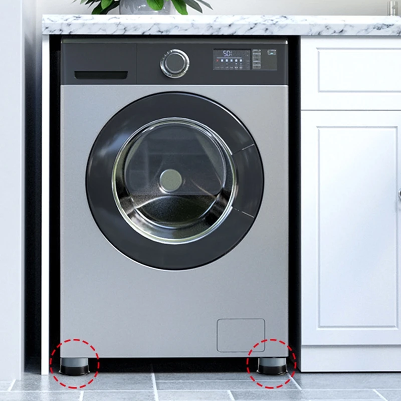 Washing Machine Feet Pads Anti-Vibration Pads Height Adjustable Non-slip Pad Furniture Lifting Foot Furniture Protector