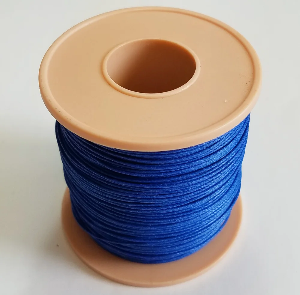 100% Linen waxed thread Waterproof High tenacity 200m/roll colourful twine cords  for Leather sewing handmade accessory DIY