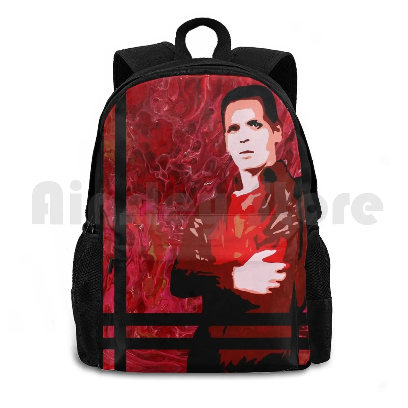 Gary Numan-Telekon Outdoor Hiking Backpack Waterproof Camping Travel Gary Numan Telekon Music Band 80s Eighties Pop Pop Art