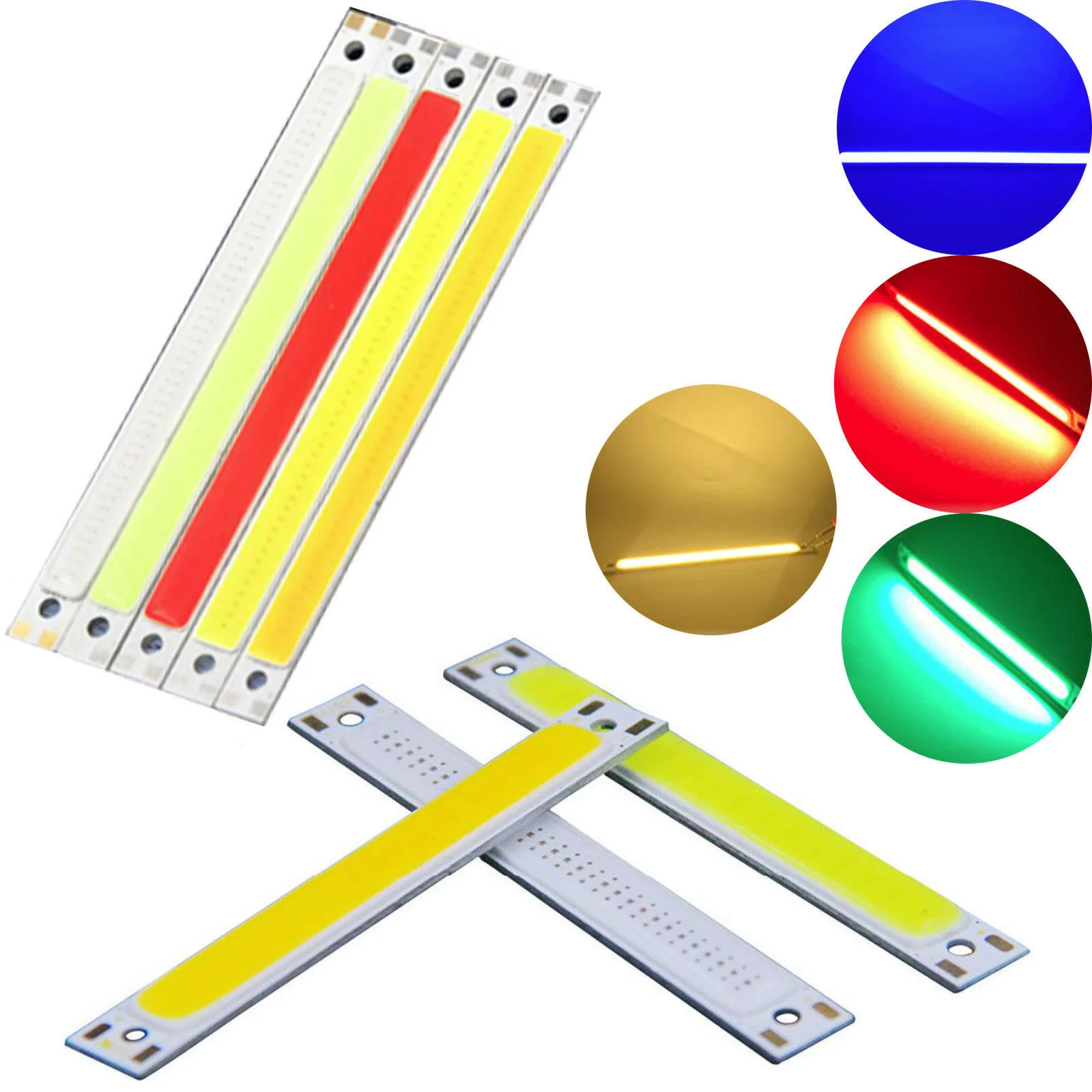 LED Beads blu rosso verde freddo bianco caldo DC 12V 14V COB Strip LED Lamp 10W lampadina sorgente di illuminazione per fai da te Led Floodlight