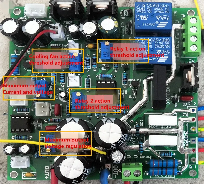 Adjustable Power Supply 0-30V 0-5A Learning Experiment Power Board Stabilized Current Power Board Kit