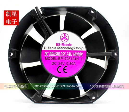 

Bi-Sonic BP1725124H Server Cooling Fan DC 24V 0.80A 172x150x51mm