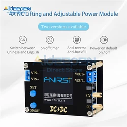 DC-DC 0.5-30V 3A 35W/4A 50W Automatic Boost/Buck Converter CC CV Power Module Adjustable Regulated Power Supply Voltmeter