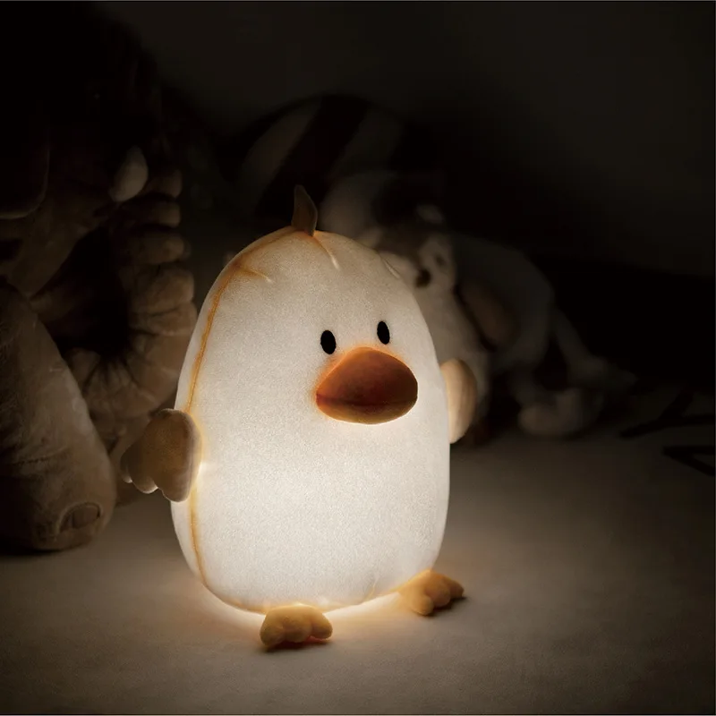 LED Pillow Light Plush Doll Cushion Animal Room Lights Decor Ambient Beside Table Lamp Toy Christmas Gifts for Kids