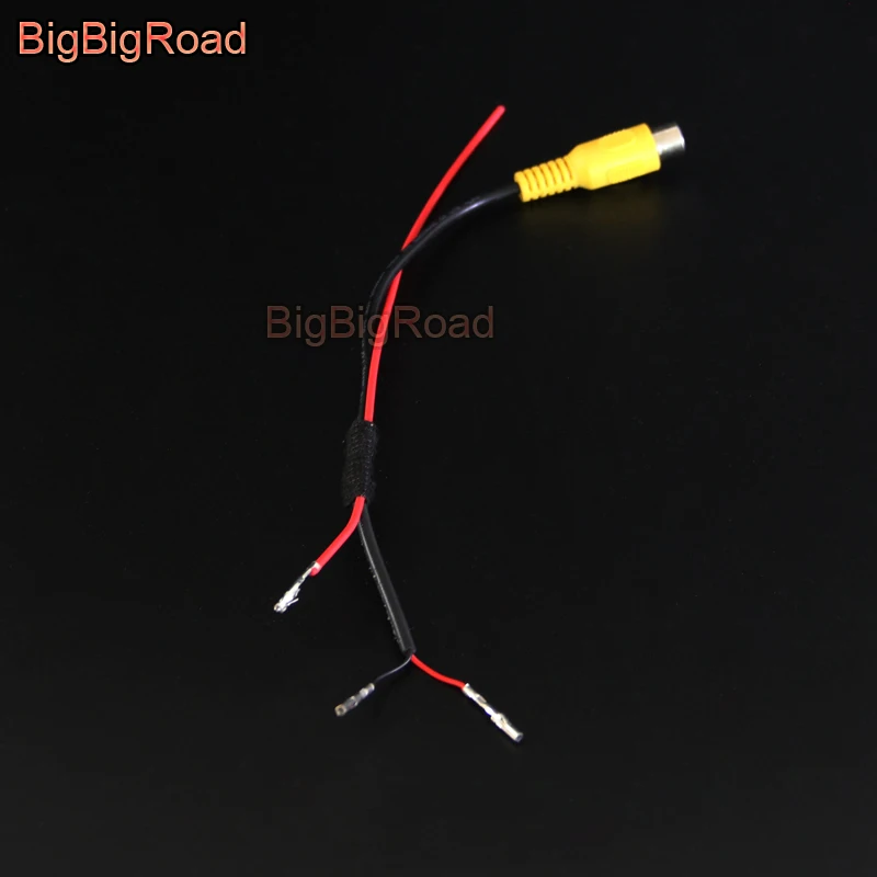 BigBigRoad Car Rear View Camera With RCA Port Adapter 3 Pins For Hyundai Solaris Sedan HCR 2017 2018 2019