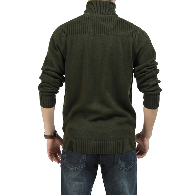 Men Long Sleeve T-shirt Elastic Force Stand Lead Knitting Sweater Outdoor Trekking Camping Climbing Male Leisure Sports Shirts