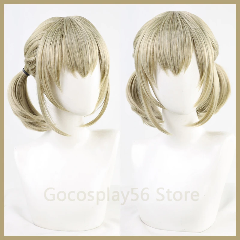 

Azusawa Kohane Cosplay Wig Twin Ponytails Short Heat Resistant Hair Adult Halloween Role Play