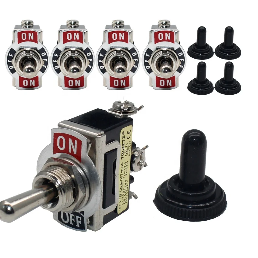 4sets 15A 250V Heavy Duty SPST 3 Pin Auf Off Auf Rocker Kippschalter