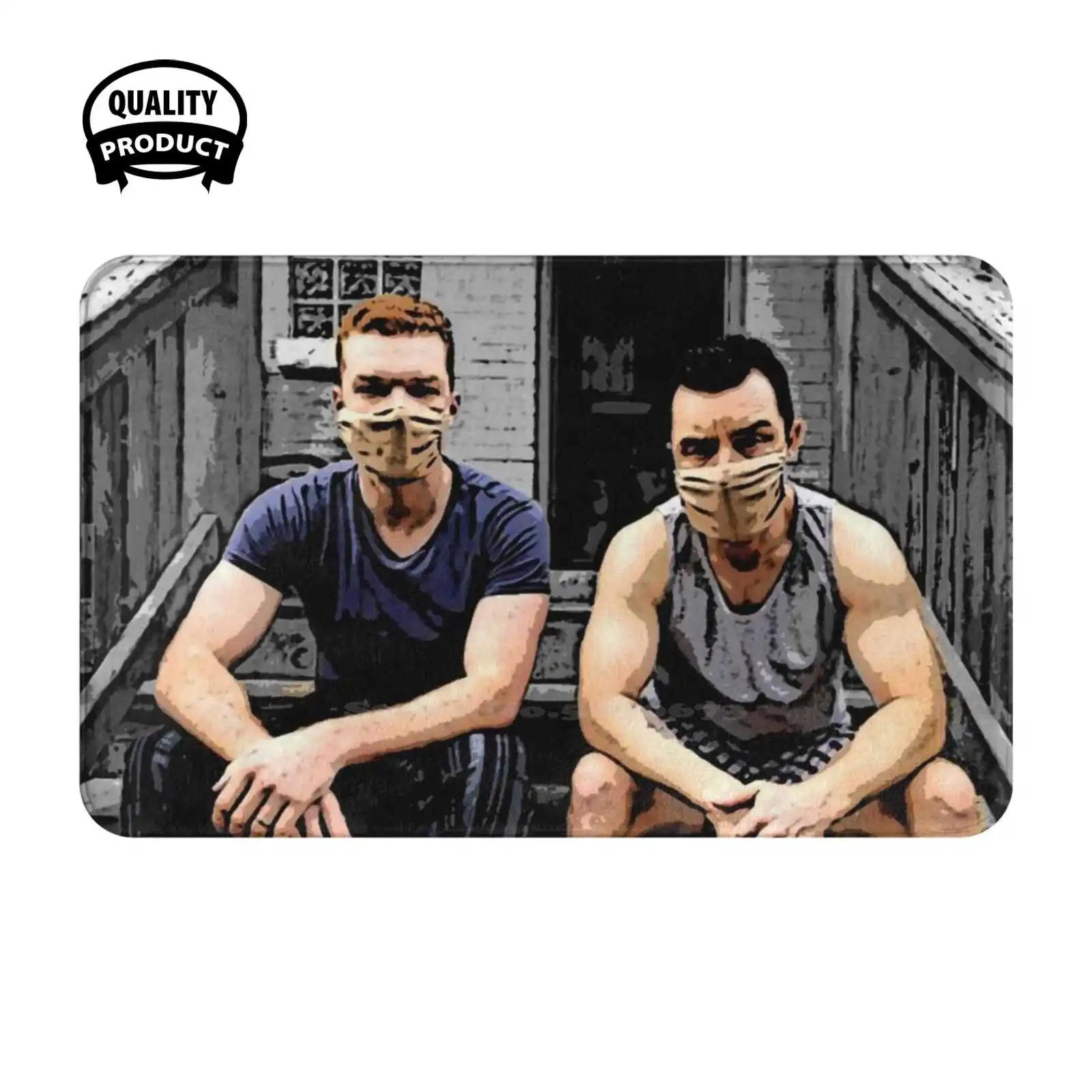 On The Porch Soft Cushion Home Carpet Door Mat Car Rug Ian Gallagher Mickey Milkovich Mikhalio Milkovich Ian And Mickey Mickey