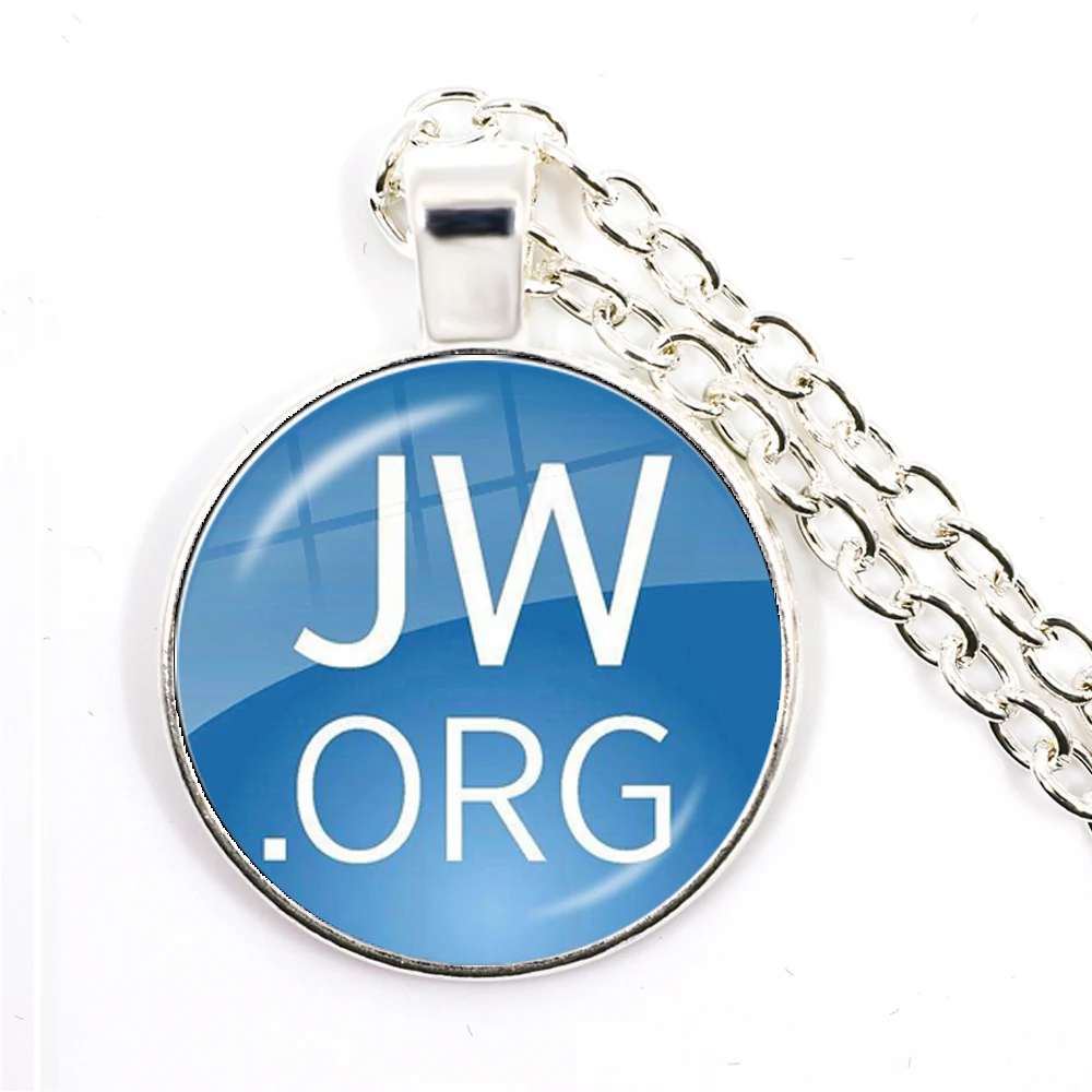 JW.org قلادة شهود يهوه صورة فنية 25 مللي متر الزجاج كابوشون قلادة للمؤمنين الكاثوليكية مجوهرات النساء الفتيات الرجال هدية