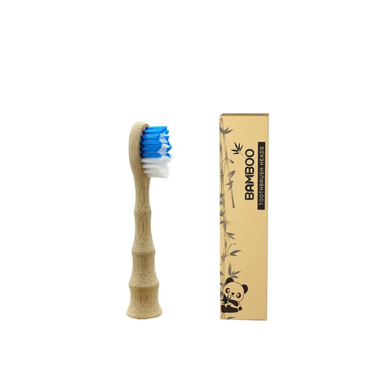 100% Biodegradable Bamboo Electronic Toothbrush Head For Philips HX3/6/9 Series HX9382 HX6731 HX6730  Charcoal Soft Bristle