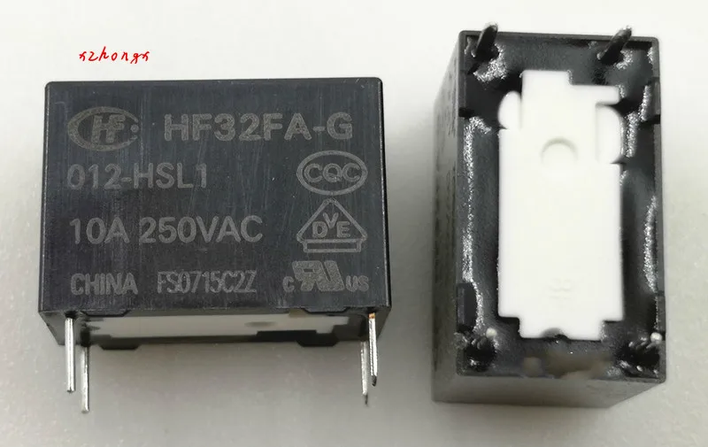 

HF32FA-G-012-HSL1 relay HF32FA-G-12V-HSL open 4-pin 10A