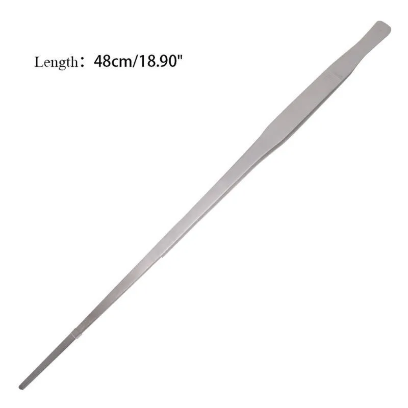 

Aquarium Live Tank Curve Plant Long Tongs Stainless Steel Tweezers 27/38/48cm Drop Shipping