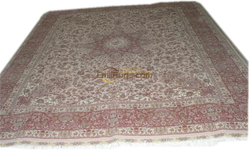 hand knotted wool rugs carpets for living room  European - style living room carpet luxury - grade European - style carpet  