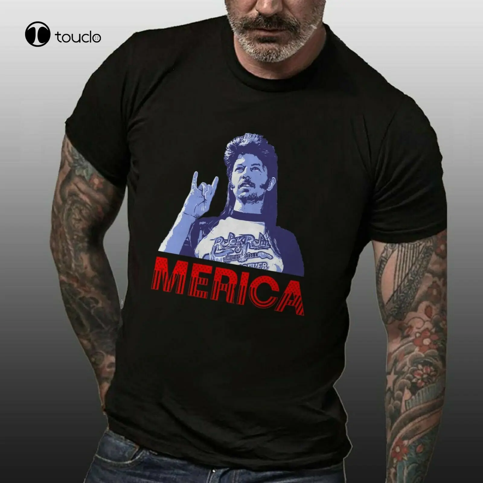 Joe Dirt Merica Unisex T Shirt Black Cotton S-6Xl