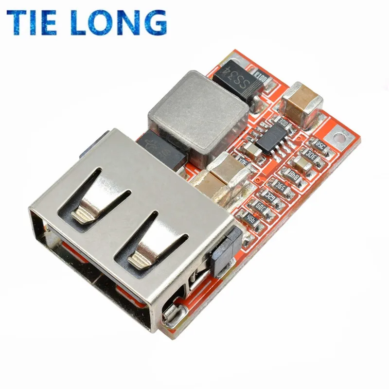 6-24V 24V 12V to 5V USB Step Down Module DC-DC Converter Phone Charger Car Power Supply Module Efficiency 97.5% Buck Module