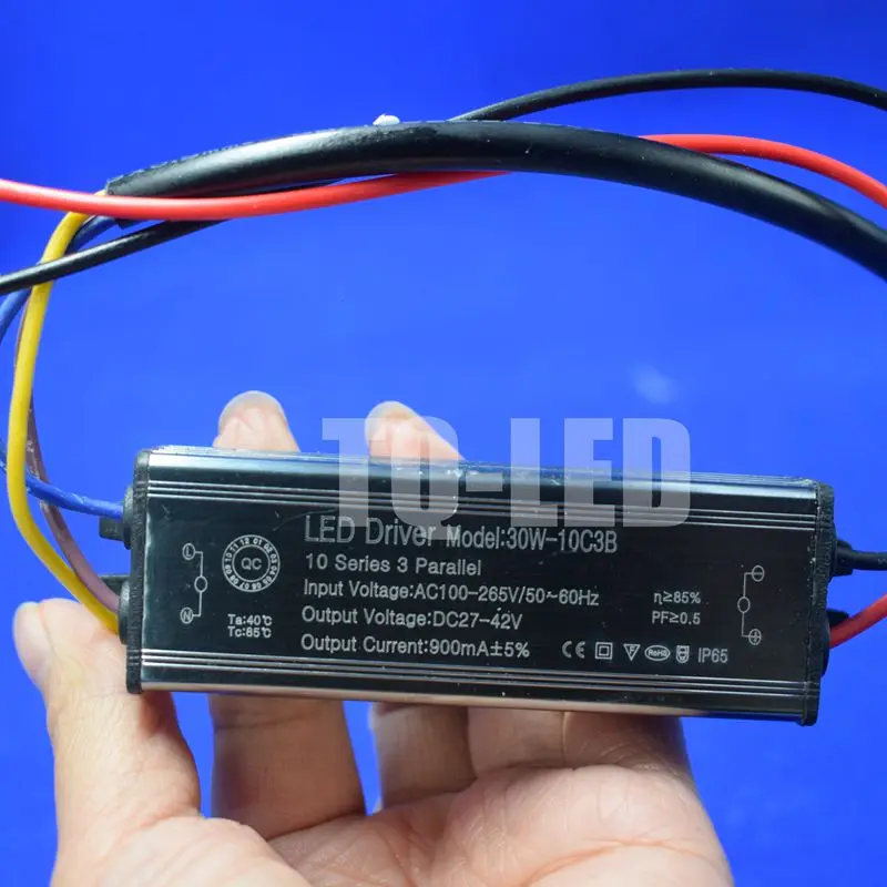 AC85-265V 30W High Power Led Driver DC27-42V 900mA