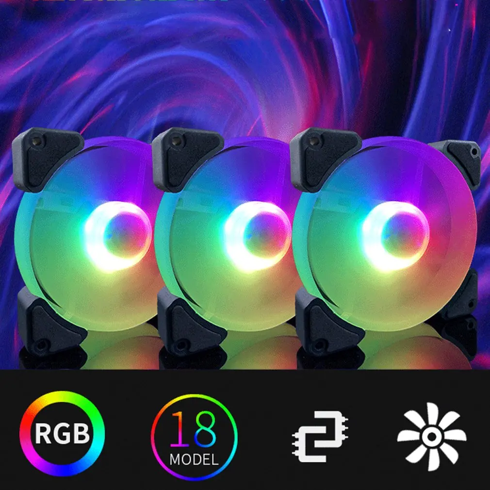 RGB Fan Address ARGB Fans Kompatibel Mit Aura Sync Pro PC Fall Fan Geräuscharm Computer Fall Fans Mit Control hub