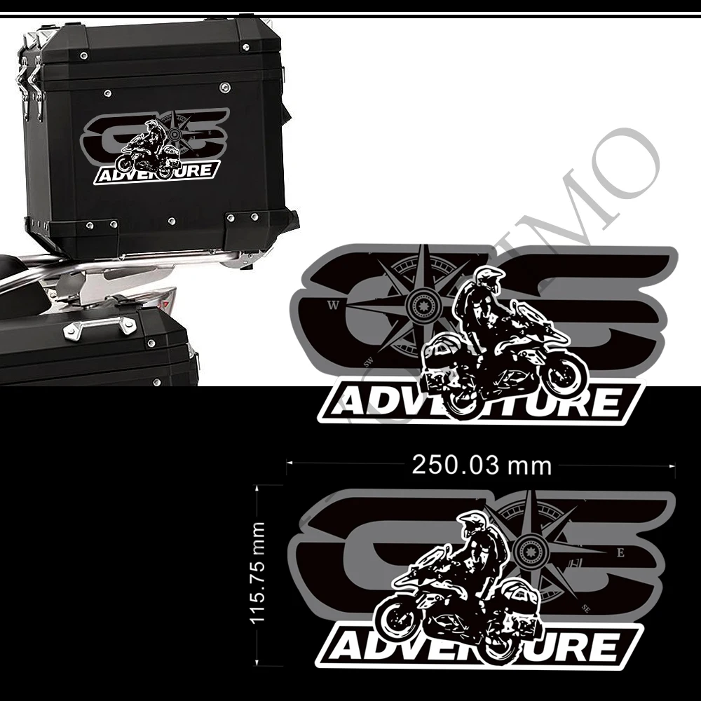 

Trunk Panniers Luggage Aluminium Top Cases For BMW R1200GS F850GS F800GS R1250GS F750GS G310GS R1150GS GSA HP Stickers Adventure