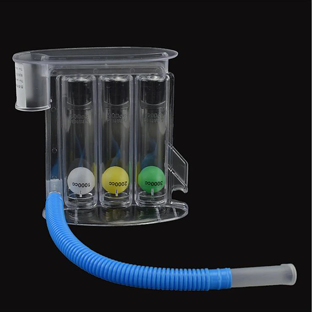 Lung Deep Breathing Trainer Exerciser Device Apparatus Incentive Spirometer Breathing Treatment Machine Breathing Trainer