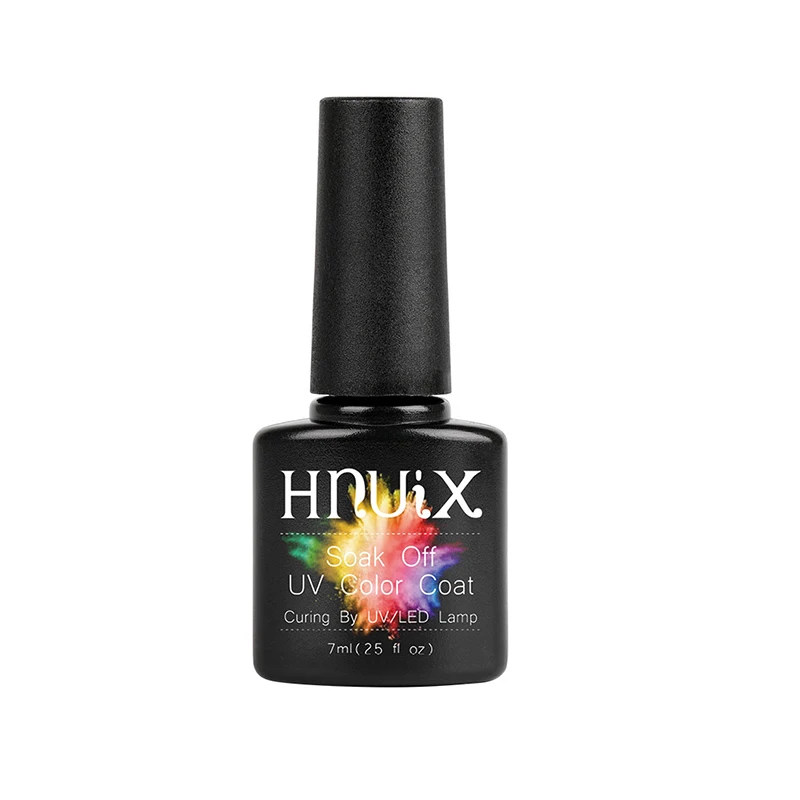 HNUIX 7.3ML เจลเคลือบเงาจีนสีแดงสียาทาเล็บเจลชุดสำหรับ DIY แต่งเล็บ Top Base Coat Hybird เล็บศิลปะการออกแบบ primer