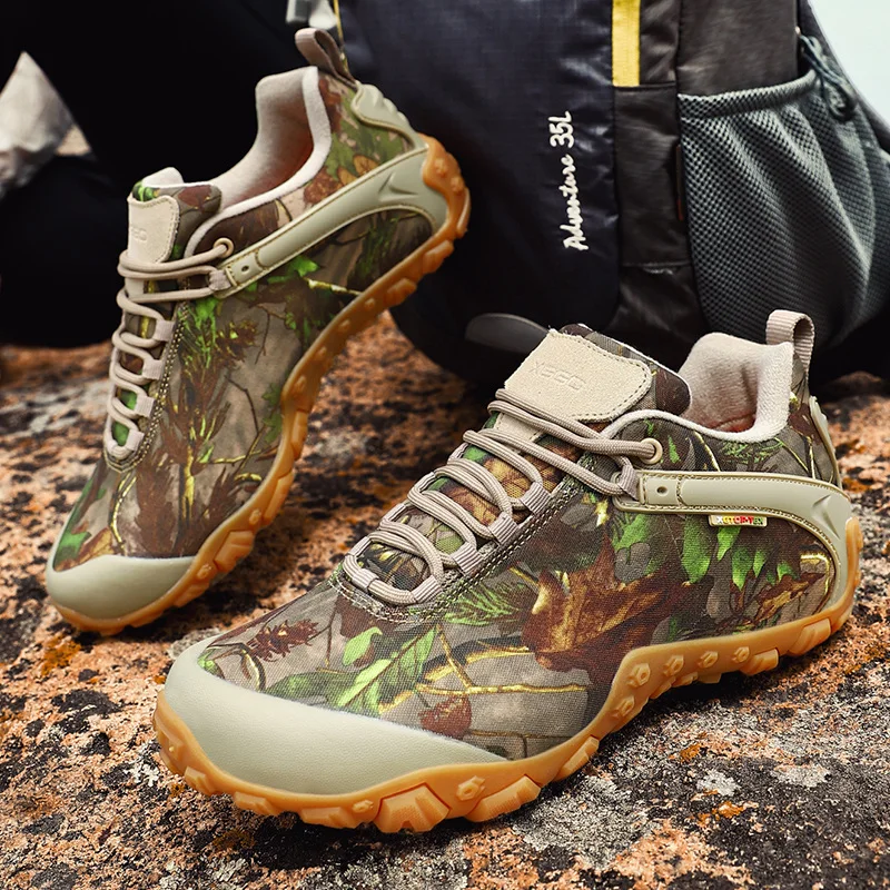 Xianguan Sepatu Hiking Luar Ruangan Pria Baru Tahan Selip Sneakers Hiking Tahan Air Sepatu Olahraga Luar Ruangan Wanita Sepatu Hiking Pasangan