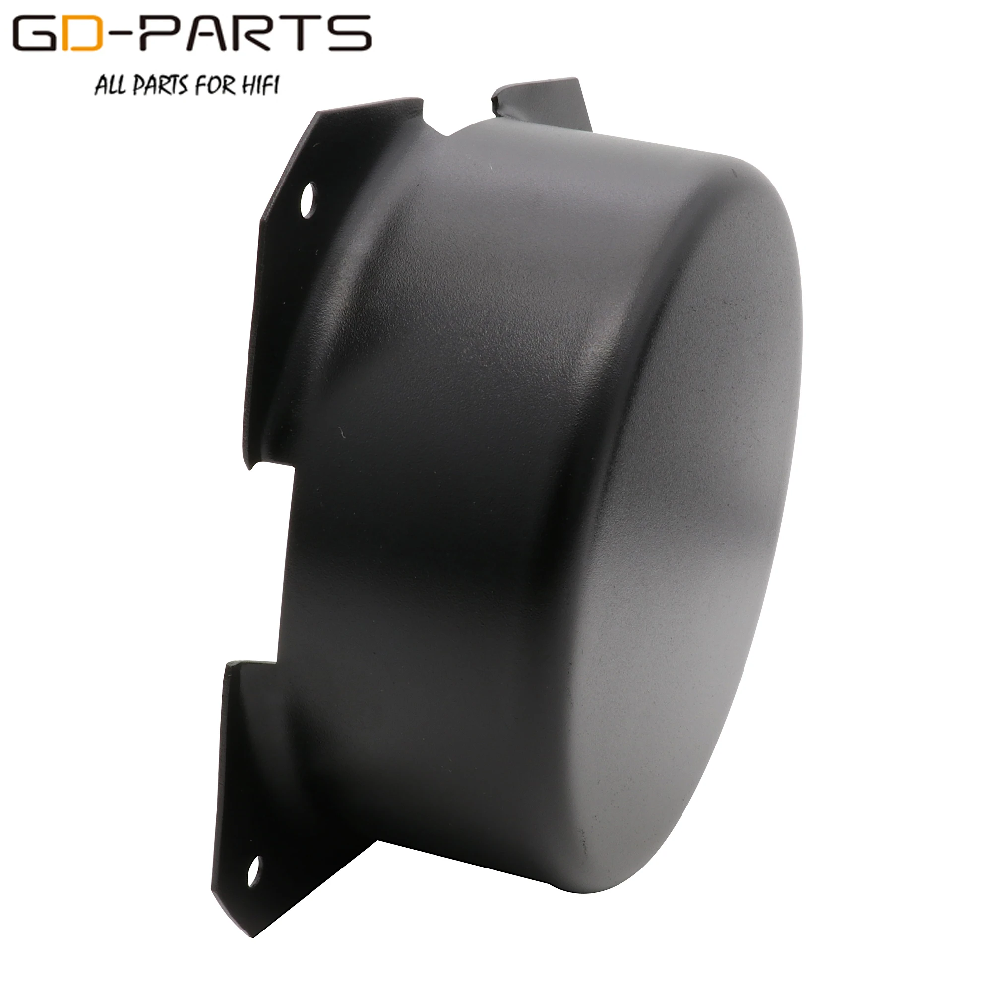 120mm Runde Schwarz Eisen Rohr AMP Triode Transformator Schützen Abdeckung Box Gehäuse Fall Für Vintage Hifi Audio DIY