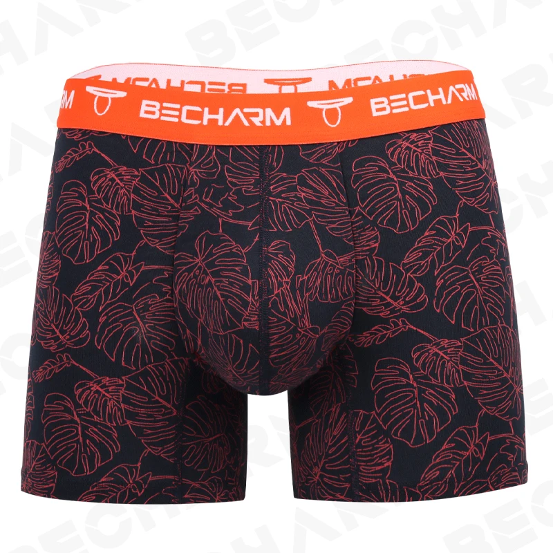 New Men\'s Panties Boxers Shorts Printing Red Large Size Set of Men Underpants Male Briefs Boxer Man Sexy Clothing Short Homme