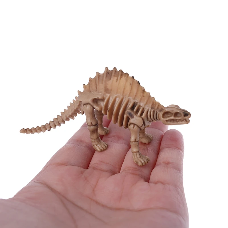 12pcs Dinosaur Skeleton Fossils Assorted Bones Figures Kids Christmas Gift BX0D