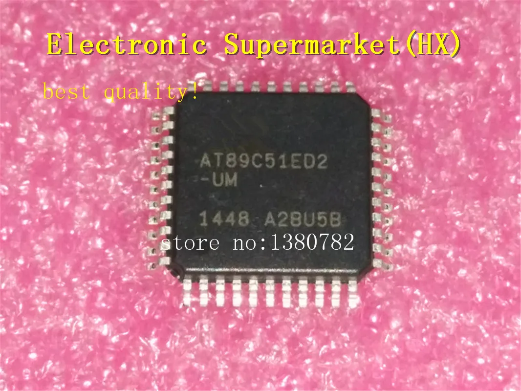 

Free Shipping 10pcs/lots AT89C51ED2-UM AT89C51RD2-UM AT89C51ED2 AT89C51 QFP-44 New original IC