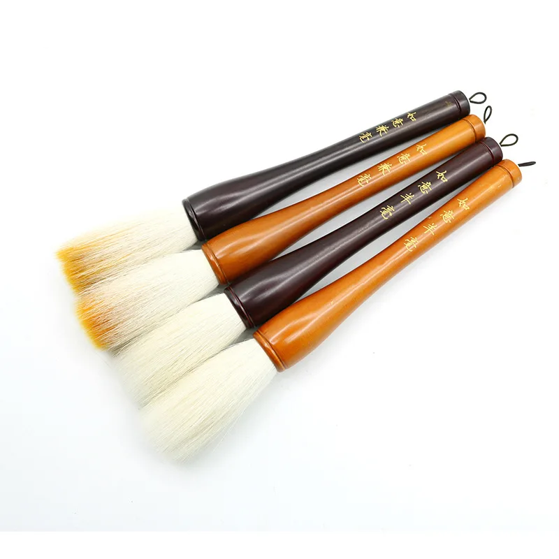 Chinese Calligraphy Brush Caligrafia Tradtional Hopper-shaped Painting Brush Pen Woolen Multiple Hair Brush Pen Tinta China