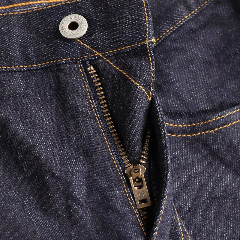 D10-0002 Read Description! Low Rise Indigo Selvage Washed 12oz Pants Sanforised Zipper Raw Denim Jean