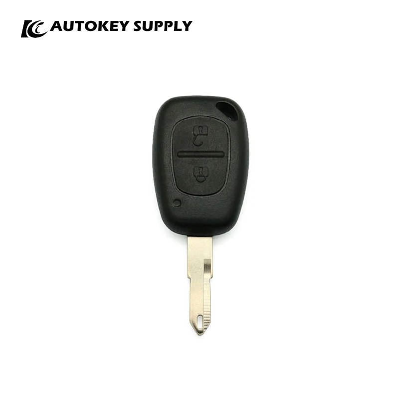 Autokeysupply AKRNC407 2-przyciskowy kluczyk zdalnego sterowania RL2-433-ORG-7946-2 433 MHz (łopatka NE73) do Renault