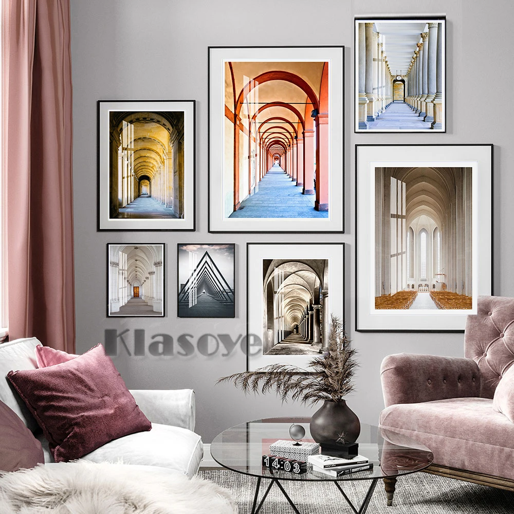 Modern Fashion Simple Photography Art Prints Poster Porch Decorative Architecture Aesthetics Hanging Picture Bedroom Home Decor