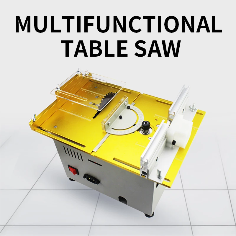 Multifunctional Table Saw Machine Mini DIY Woodworking Jade Cutting Machine Mini Precision Table Saw Cutting Machine 12-24V