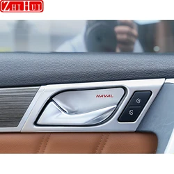 Car Styling Interior Door Handle Bowl Cover Case Sticker For GWM Haval Hover H9 2015-2022 Stainless Steel Accessories