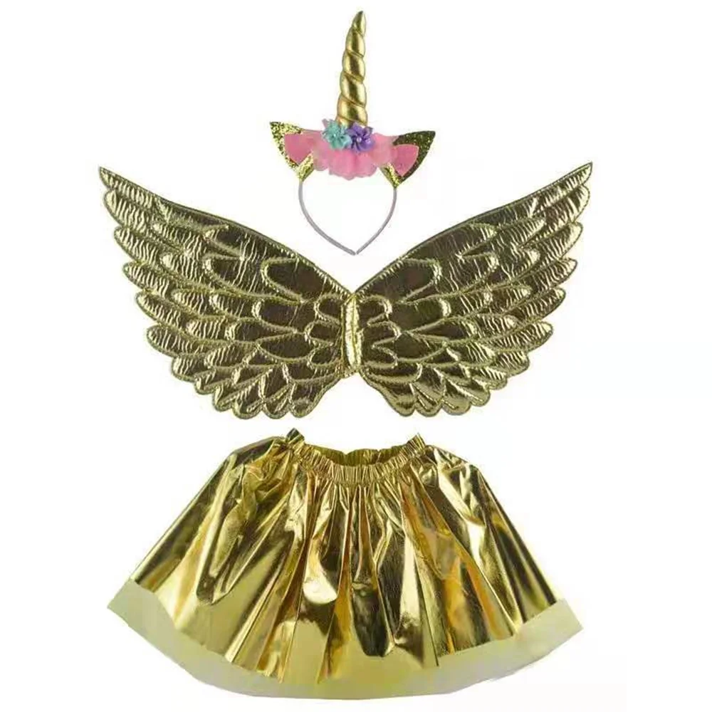 Alas de unicornio para niñas, accesorios de disfraz de princesa de hadas, fiesta de cumpleaños, Navidad, baile de graduación, accesorios de vestir, alas de Ángel