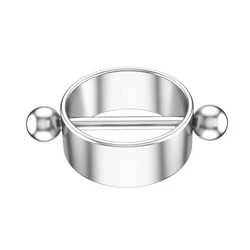 Nipple ring 14G Surgical steel Pin Round Concise Style Men Women Body piercing Simple Stainless Steel Fashion Jewelry