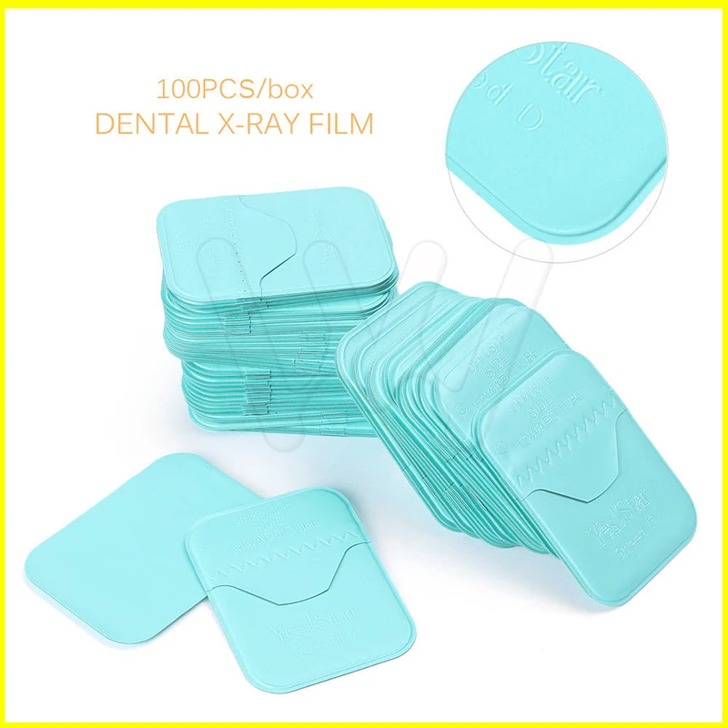 Dental Radiograph X-Ray Film Size 3cm x 4cm for Reader Scanner Machine 100pcs