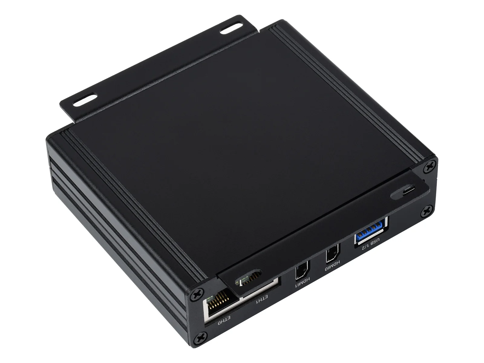 Dual Gigabit Ethernet 5G/4G Mini-Computer Based on Raspberry Pi Compute Module 4 (NOT Included), Metal Case, with Cooling Fan