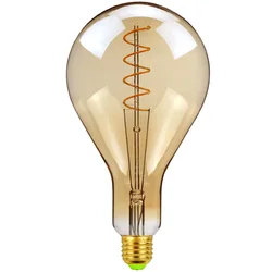 A130 big edison led bulb E27 spiral light amber retro saving lamp vintage filament Edison lamp led light chandelier 220V 4W PS42