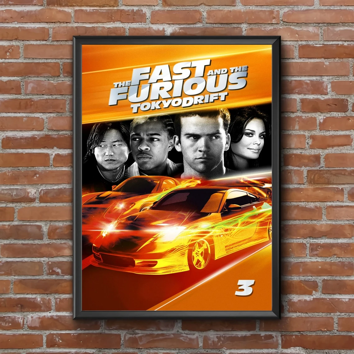 The Fast and the Furious Tokyo Drift (2006) Classic Movie Poster Wall Painting Home Decoration (No Frame)