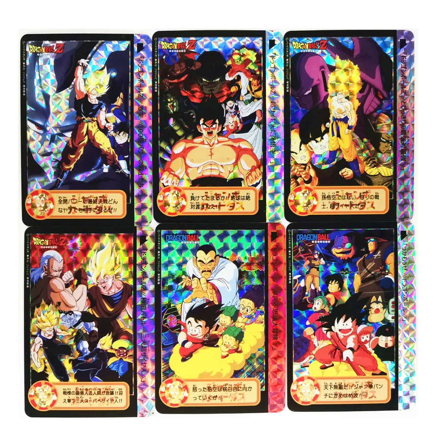 

10pcs/set Super Saiyan Dragon Ball Z Theater Version Heroes Battle Card Ultra Instinct Goku Vegeta Game Collection Cards