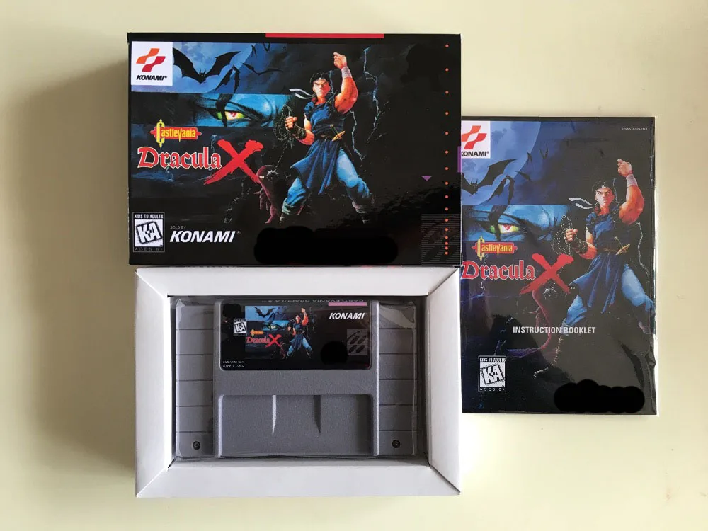 

16Bit Games ** Castlevania Dracula X ( USA Version!! Box+Manual+Cartridge!! )